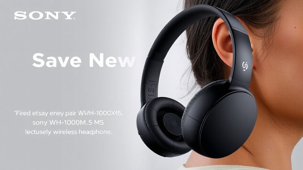 索尼WH-1000XM5耳机暴降152美元！亚马逊限时248美元抢购